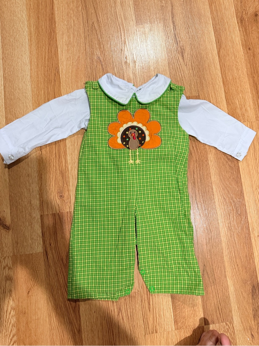 Vintage Glorimont Reversible Thanksgiving Baby Longall